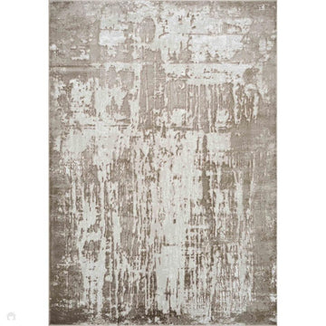 Serenity 211 SRN11 Modern Abstract Distressed Metallic Shimmer Soft Textured Hi-Lo Polyblend Short Pile Stone Beige/Taupe/Ivory/Warm Grey/Fawn Rug-Desire Rugs-Rug Love - The Most Loved Rug Store